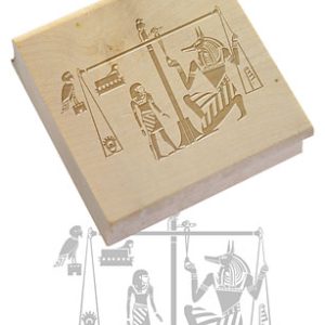 Tampon encreur « Pesée de l’âme »