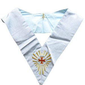 Sautoir brodé fonction Officier Vénérable Maître